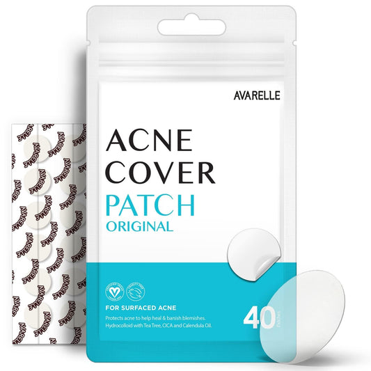 Acne Cover Patches, FSA HSA Eligible Hydrocolloid Pimple Patches for Face with Tea Tree Oil, Korean Skincare Zit Patches for Face | FSA HSA Store Eligible Items | Vegan, Cruelty-Free